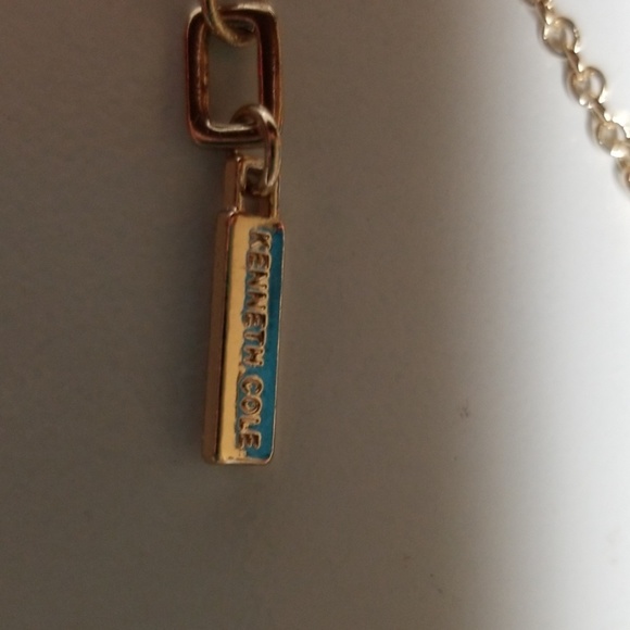 KENNETH COLE BLUE STONE NECKLACE NWT - Picture 4 of 6